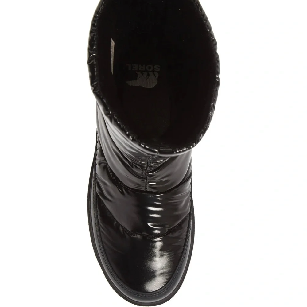 Sorel Snow Boots Paten Leather Fancy NEW